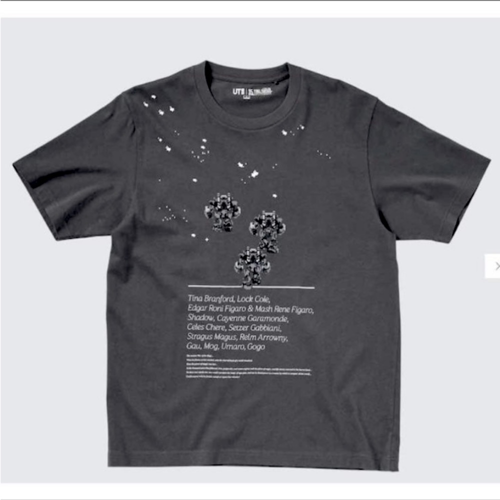 Uniqlo final fantasy VI 35th anniversary shirt (US L)